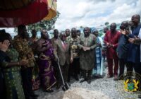 GHANA PRESIDENT CUT SOD FOR CONSTRUCTION OF UEAS