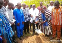 GHANA VP PRESIDENT CUT SOD FOR CONSTRUCTION OF FIRST INLAND MARINE PORT
