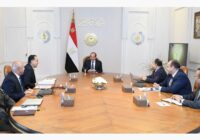 EGYPT PRESIDENT BRIEF ON CURRENT PROJECT DEVELOPMENT BY OFFICIALS